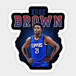 Kobe Brown Sticker